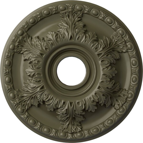 Ekena Millwork Granada Ceiling Medallion (Fits Canopies up to 6 5/8"), 18"OD x 3 1/2"ID x 2 1/2"P, Painted Turtle CM18GAPTF - main